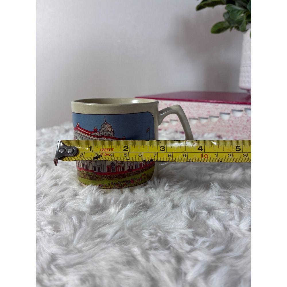 Vintage Hitkari Potteries NIS Patiala Silver Jubilee Mug 1961-1986 India Sports - Picture 7 of 7